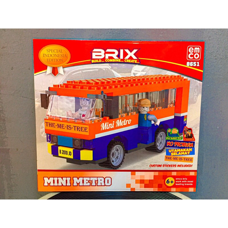 Brix Emco  Super Besar Lego Mainan Anak Mobil