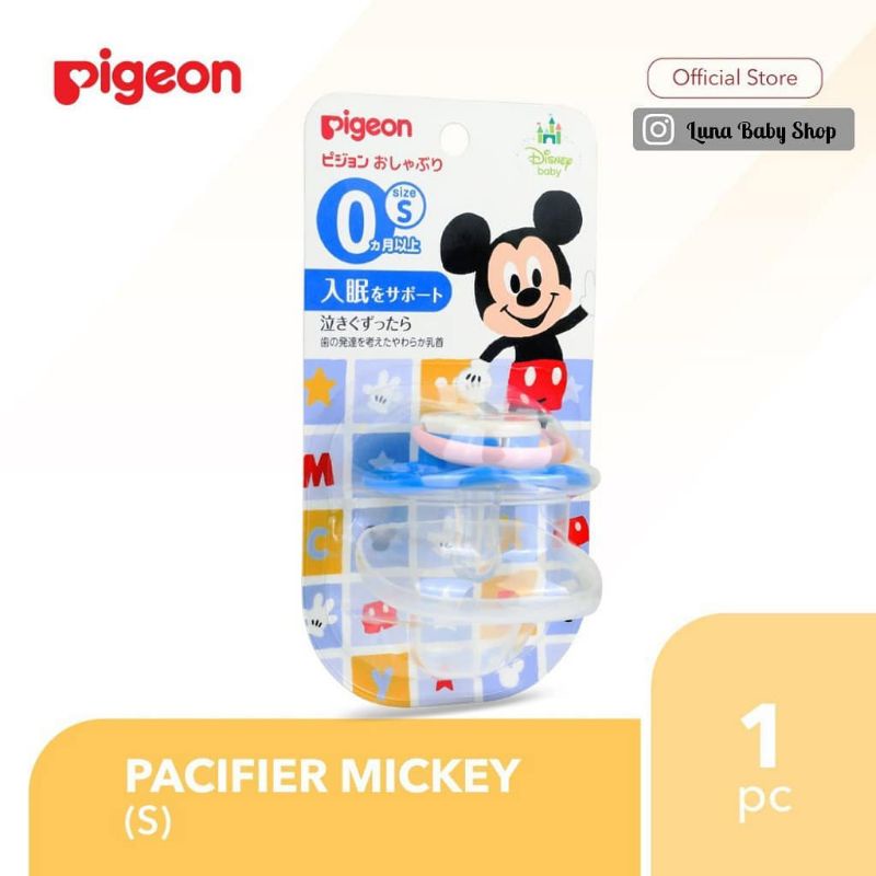 Pigeon Pacifier Disney Mickey Minnie size S,M,L/Empeng Disney/Empeng Mickey/Empeng Minnie