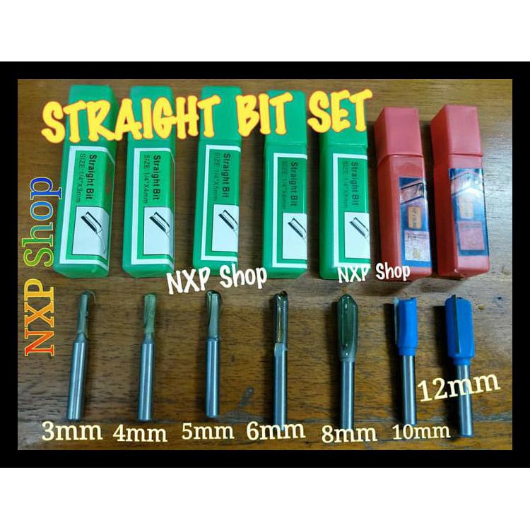 straight bit set / router bits set / mata router set / mata profil set