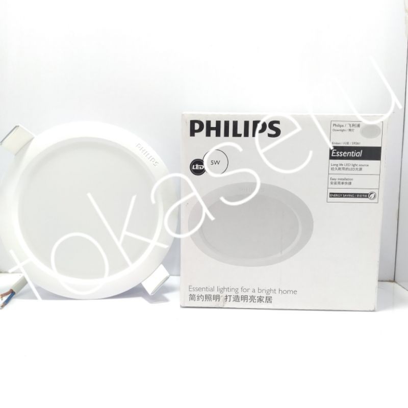 Philips led downlight eridani 59261 5 watt lampu downlight / plafon Philips