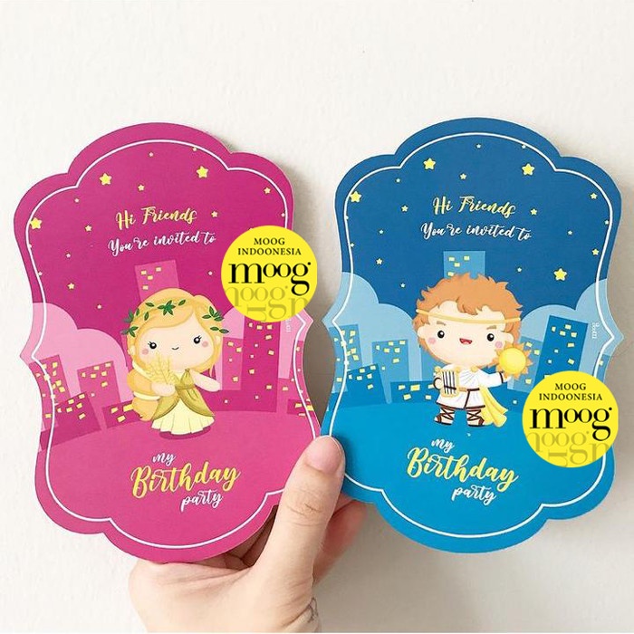 

Kartu Undangan / Invitation Card / Birthday / Ulang Tahun Lucu - invitation boy