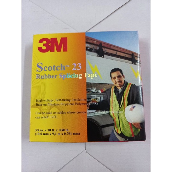 

Isolasi Scotch 23 3M (Rubber Splicing Tape)