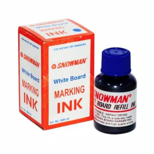 

Refill Spidol Snowman White Board Biru/ Tinta Isi Ulang Spidol