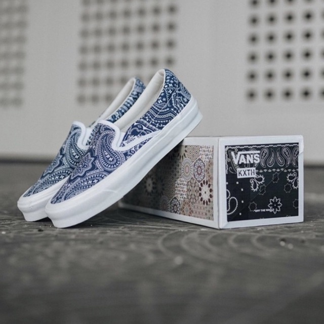 Vans OG Slipon LX KITH Paisley Gibralter Sea