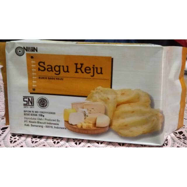 

Nissin Kukis Sagu Keju Net 110 gram