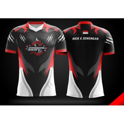 jersey baju kaso gaming custom free firee , pubg , evos , rrq , ff , btr 80