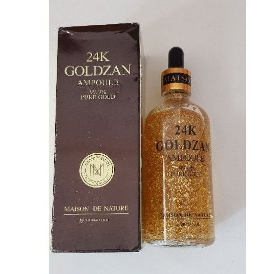 Serum 24k Goldzan Ampoule Maison De Nature By Skinature 100ml Shopee Indonesia