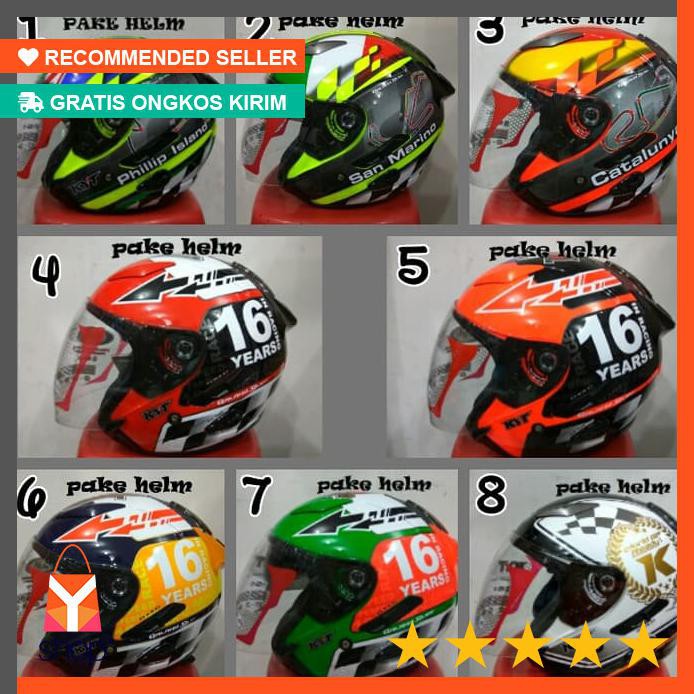 HOT PRODUCT  HELM KYT GALAXY SLIDE MOTIF CIRCUIT