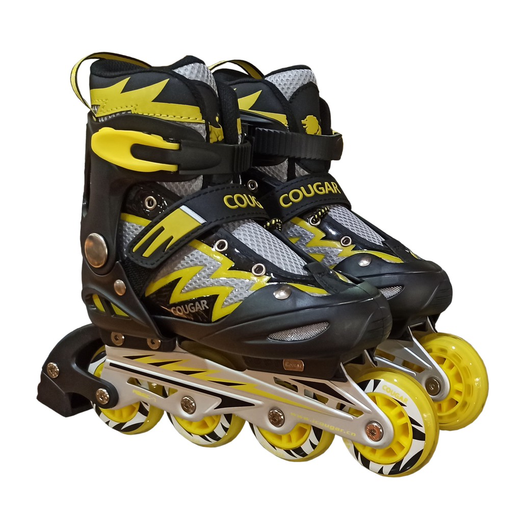 SEPATU RODA COUGAR - MZS835L - BLACK/YELLOW