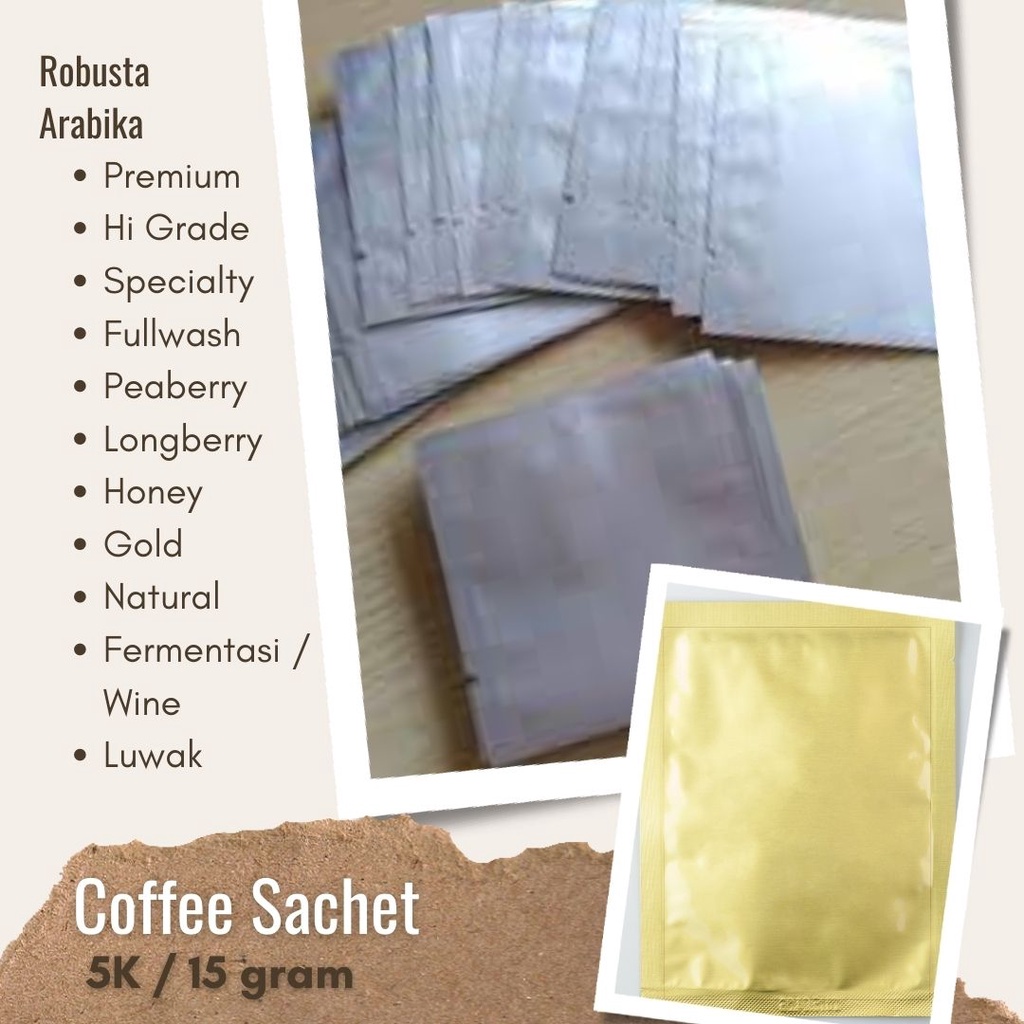

Kopinang Original Coffee Gayo Robusta & Arabica Sachet 15 gram