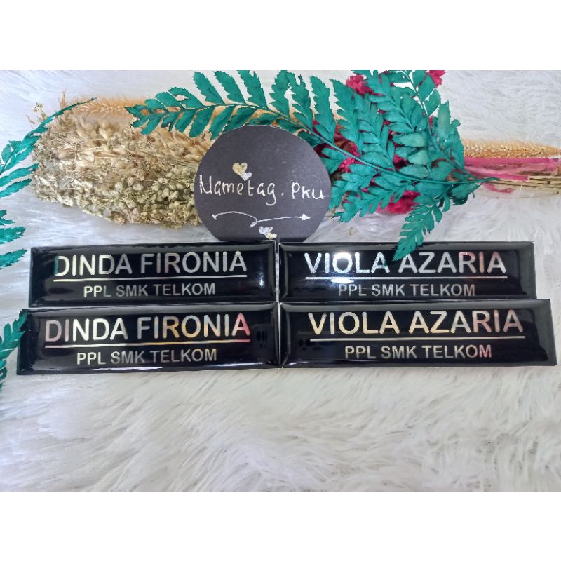 

Nametag PPL / Nametag Magang / Nama dada PKL