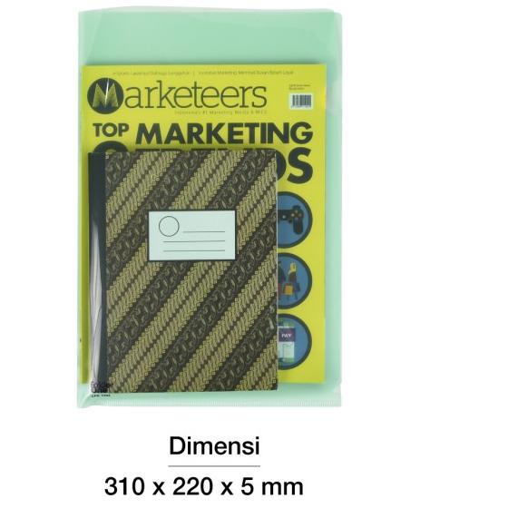 

➸ Folder One Map L A4 (L Folder A4 ) isi 12 - Biru ♤