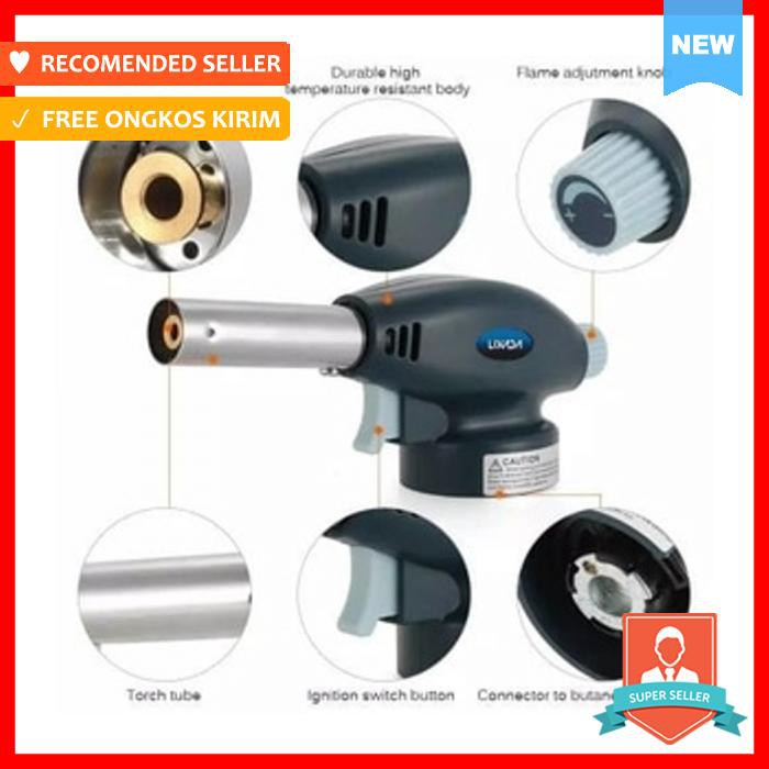 Butane Torch. Kepala Gas Torch. Kepala Gas Butane. Las Portable. Bbq. Original. Penyemprot Api. Alat