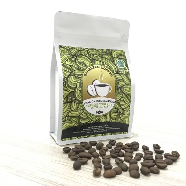 

kopi Arabica Robusta Blend Exprezzo Coffee 250gr