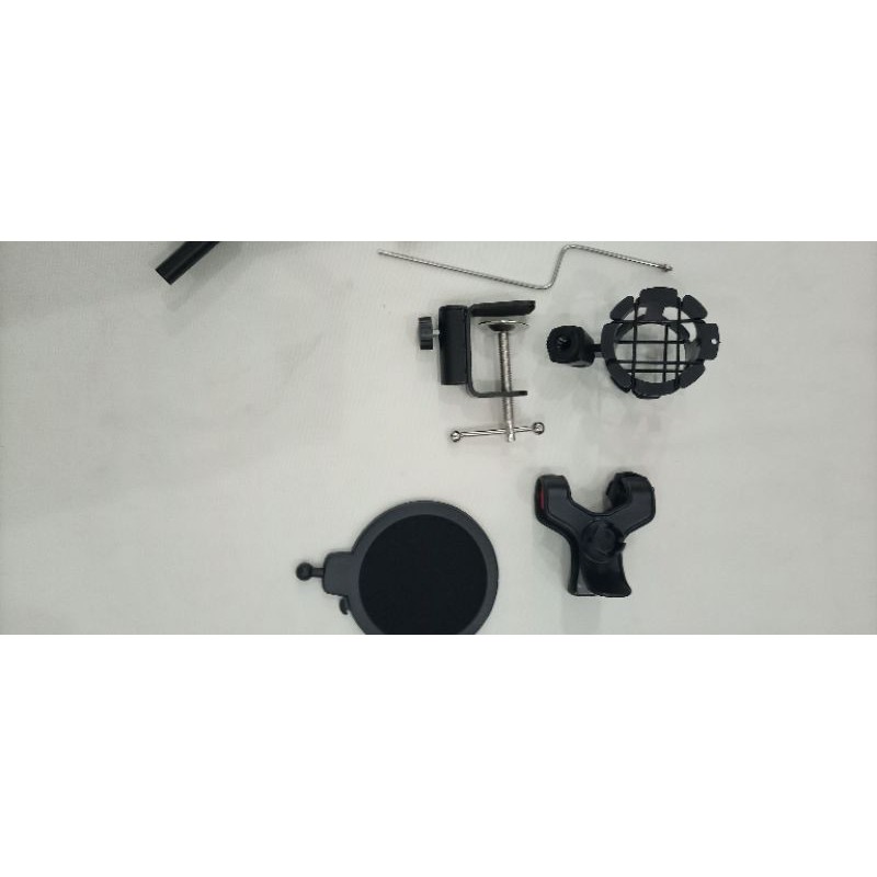 Bracket Arm Stand Mic Condenser Microphone Tiang Dudukan Mikrofon HP Smartphone Vlog Recording