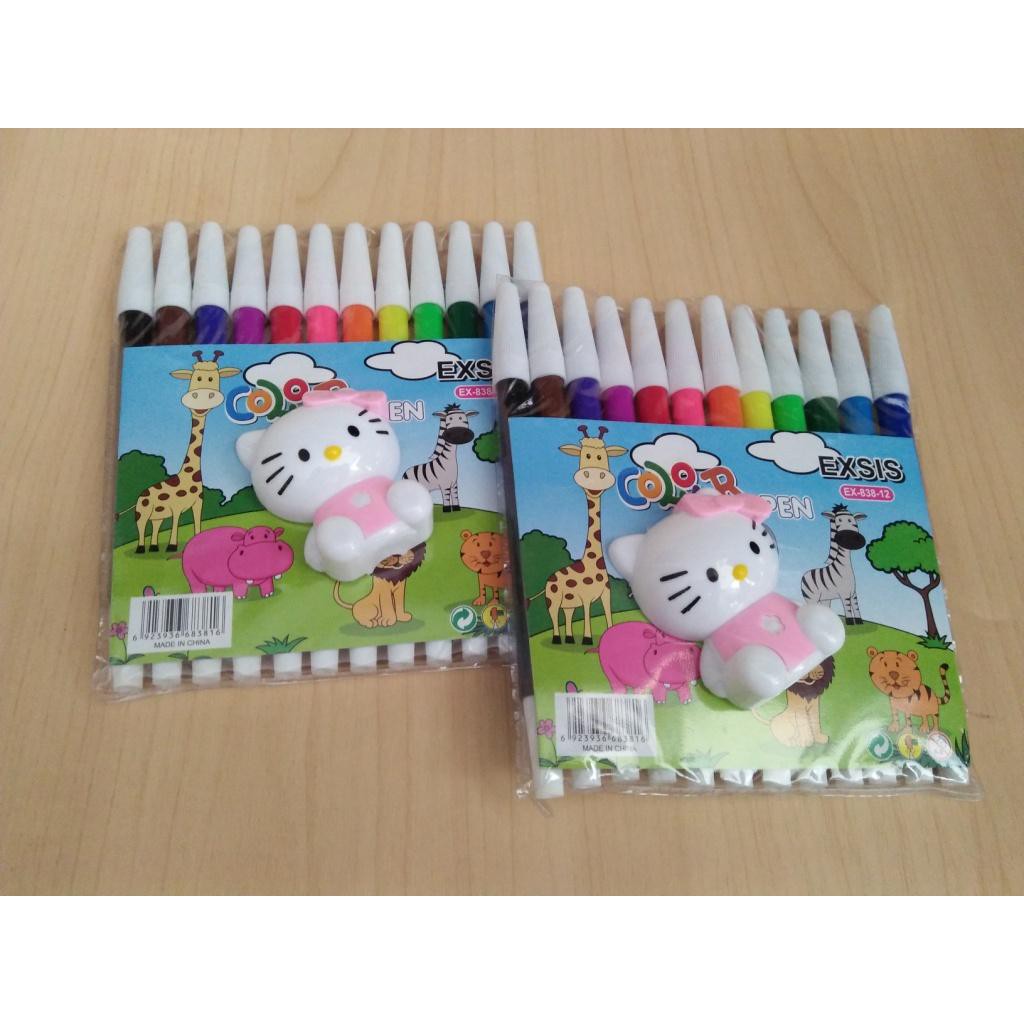 

(PAK) SPIDOL WARNA EXSIS / VIS-1 / VANCO / SPIDOL MURAH 12 WARNA