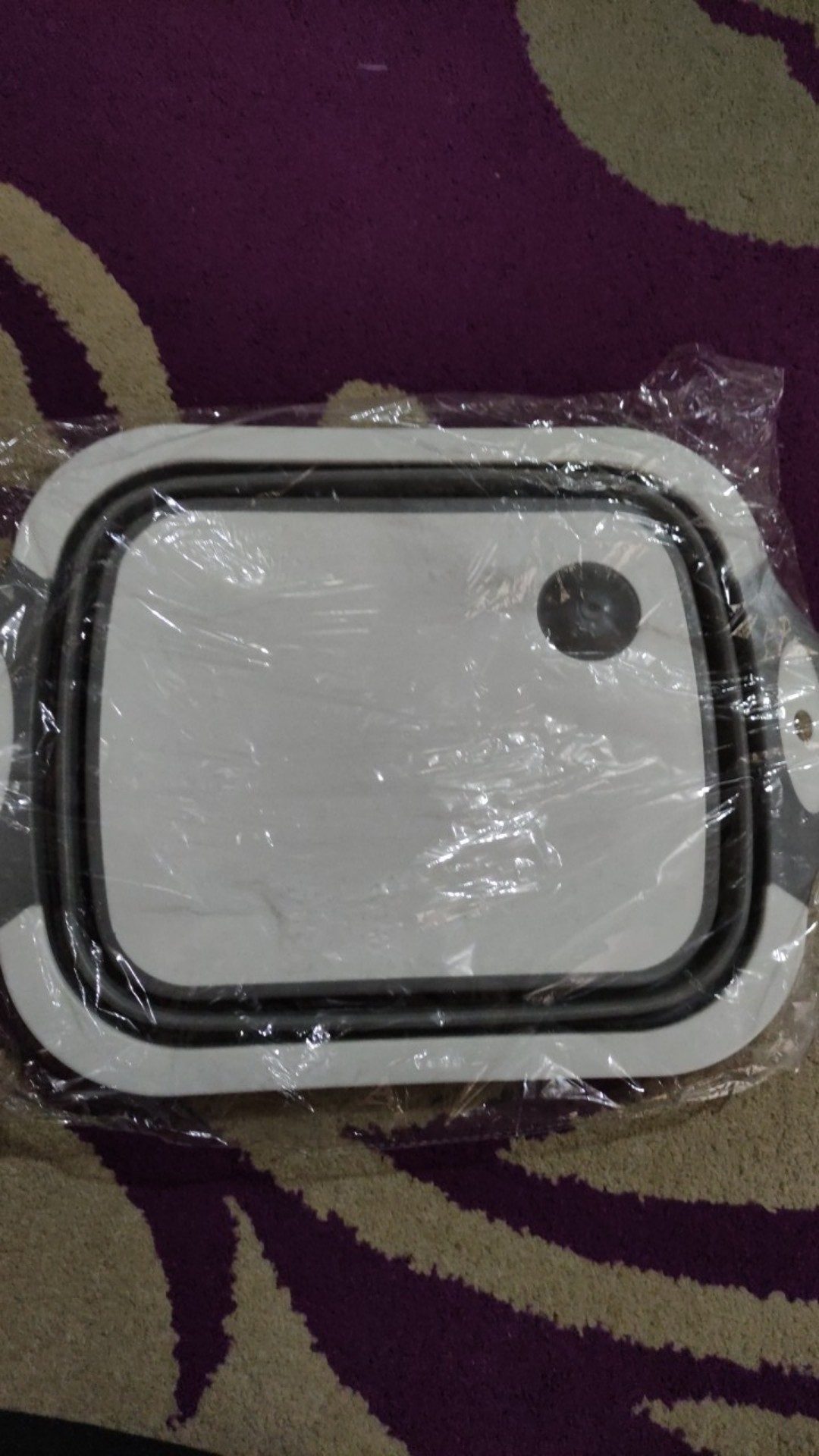 Tool Master-talenan Lipat Baskom Multifungsi-wadah Cucian Sayur-anti Slip/jamur Bahan Plastik