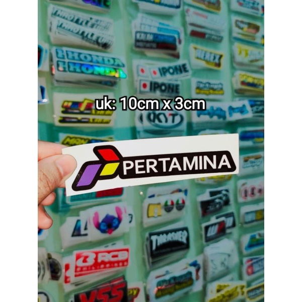 sticker printing PERTAMINA