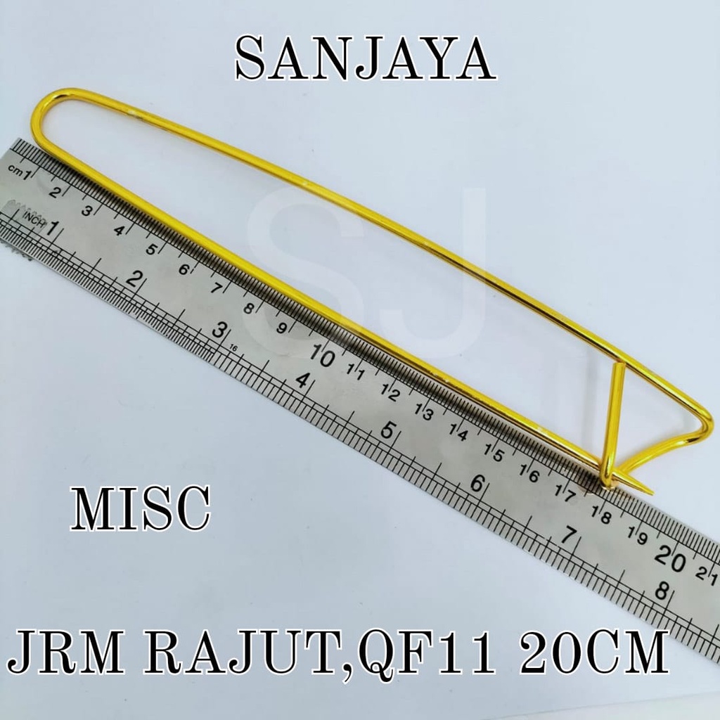 KNITTING NEEDLES / PENITI BESAR RAJUT / PENAHAN RAJUTAN / ALAT RAJUT ALUMINIUM / JARUM RAJUT QF11 20CM MISC