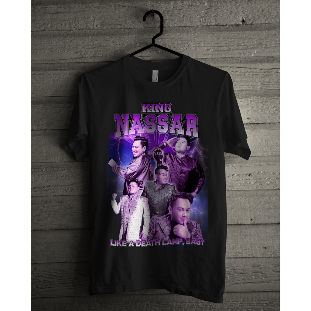 KAOS KING NASSAR BAJU T SHIRT DANGDUT KING NASAR OPPA BIG SIZE JUMBO KIWOYO OVERSIZE
