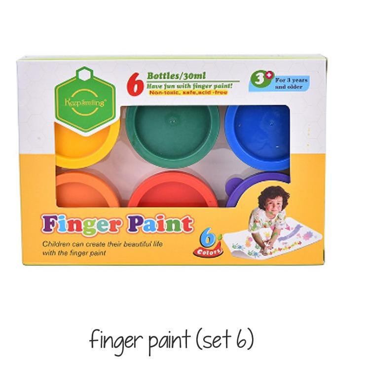 

Edufuntoys - FINGER PAINT - cat lukis tangan non toxic - melukis anak dengan tangan .