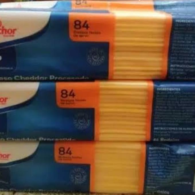 

Keju Anchor Slice Cheddar Orange New