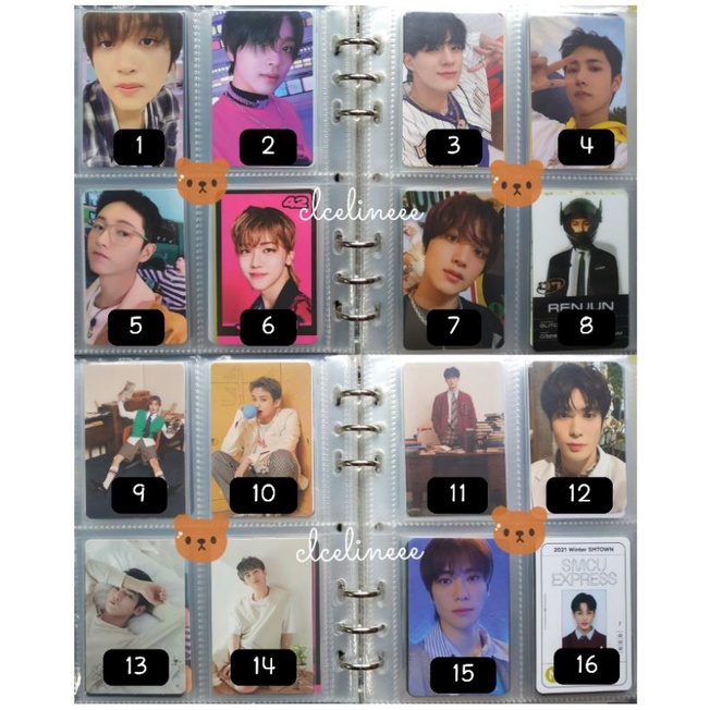 [1] PC NCT Dream 127 Haechan Renjun Jaemin Taeyong Mark Jeno digi digipack selca beatbox tc glimo a 