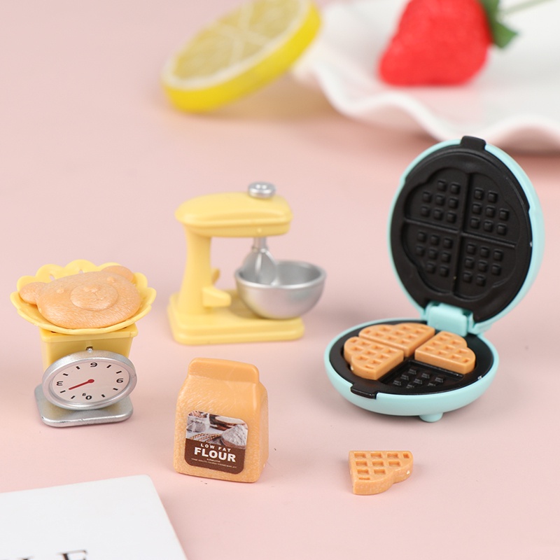 Mainan Miniatur Toaster / Pemanggang Roti Skala 1: 12 Untuk Aksesoris Rumah Boneka