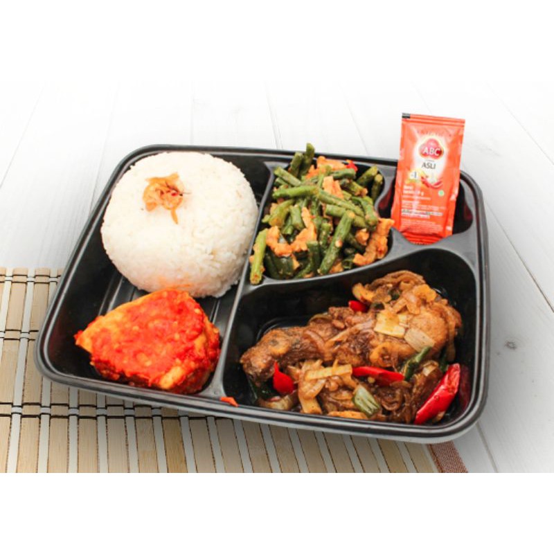 

Paket Nasi bento Halal dan enak