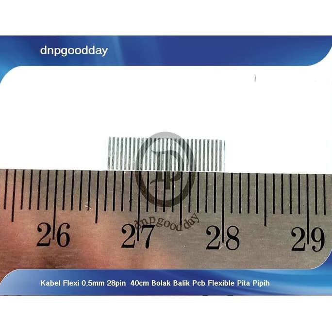 

Kabel Flexi 0,5Mm 28Pin 40Cm Bolak Balik Pcb Flexible Pita Pipih Dnpgood11 Ayo Order