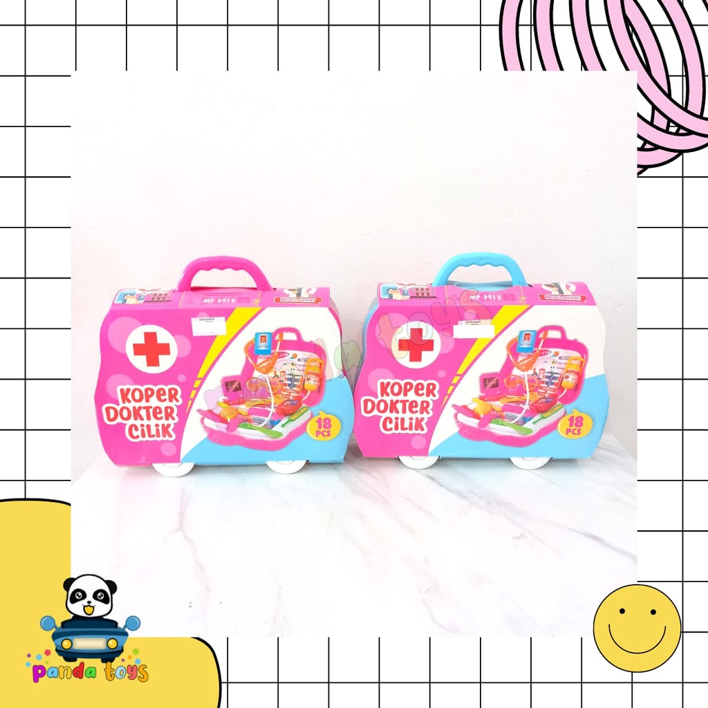 PANDA TOYS SEMARANG MAINAN KOPER DOKTER CILIK MP2913