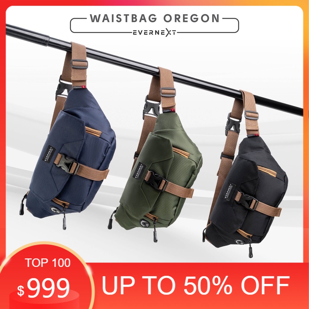 Tas Weisbag West Body Bag Pack Bodybag Sling Bag Tas Cangklong Anti Maling Selempang Slempang Dada D
