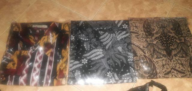 Hem Kemeja Batik Pria Slim Fit Modern Mewah Kualitas Top D640