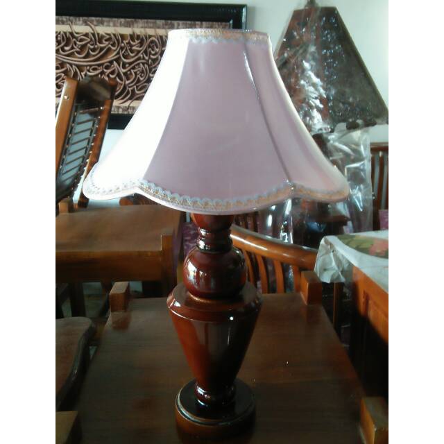  lampu  tidur lampu kamar  lampu  sudut terbuat dari kayu jati 