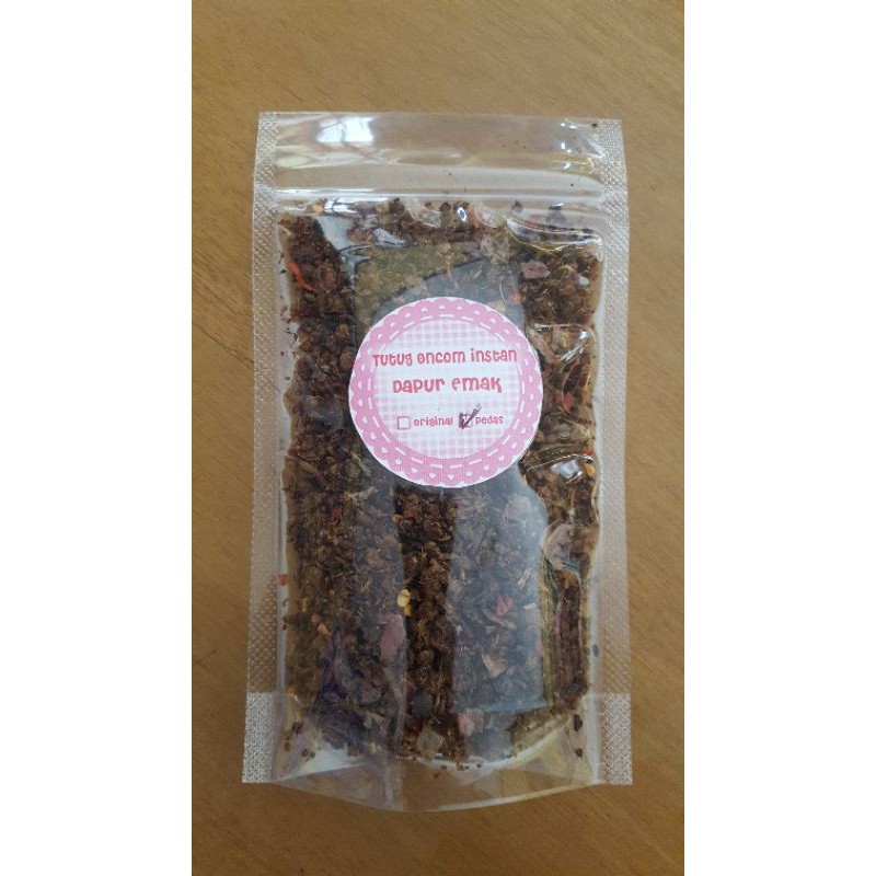 

Tutug oncom instan pedas