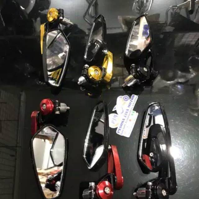 SPION JALU OVAL CNC/SPION BAR END OVAL LANCIP BUAT AEROX,VARIO125/150,BEAT /FI,VIXION,CB150R