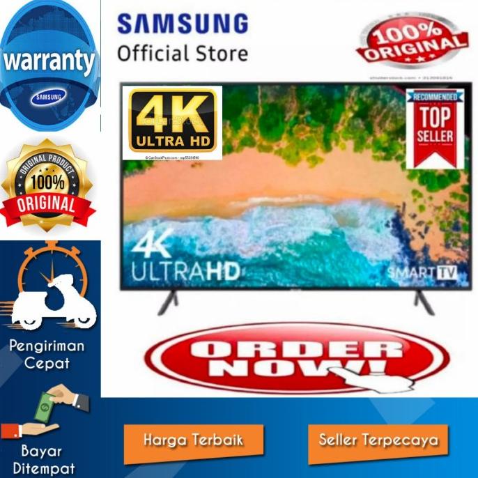 TV LED SAMSUNG 55 Inch 55NU7090 UHD Smart TV 4K Garansi Resmi Termurah