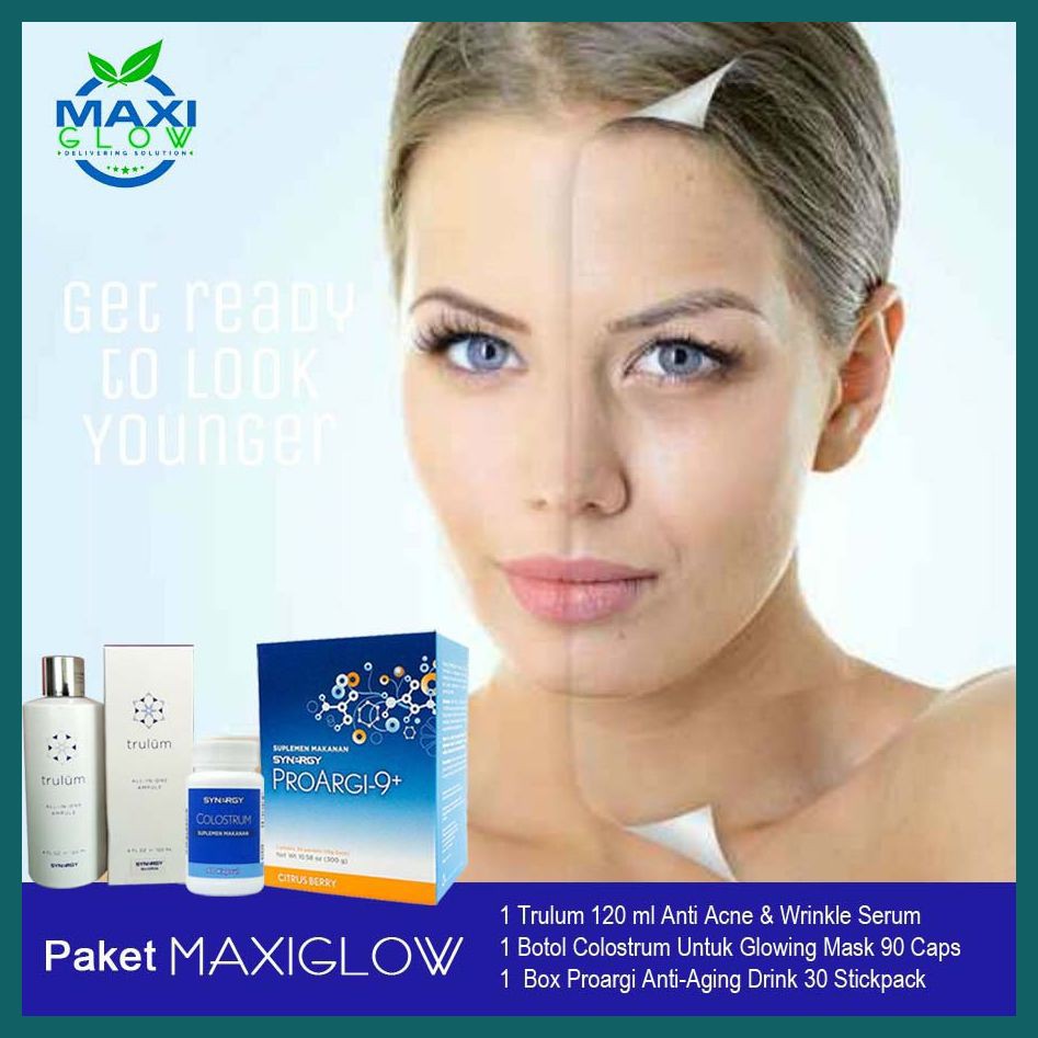 °732µ Paket Obat Herbal Obati Keriput Wajah Jerawat Flek Hitam Maxiglow ¦