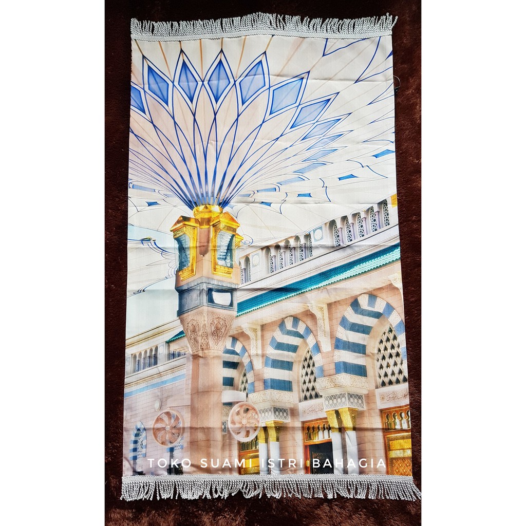 Sajadah New Artsy 01 Al Nabawi Mosque Turki Haji Travel Lipat Premium