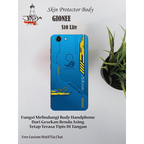 Dapat 2PCS Garskin HP Gionee S10 Lite Motif rog - Free Custom Motif