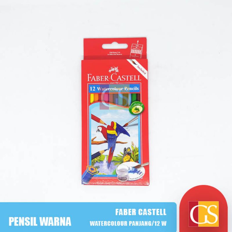 

Pensil Warna Faber Castell Water Colour 12 Warna Panjang