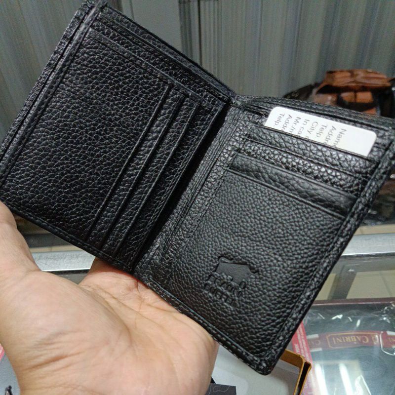 COD Dompet Kulit Pria Model Lipat Buku 3 in 1 || Men's Wallet Original Leather