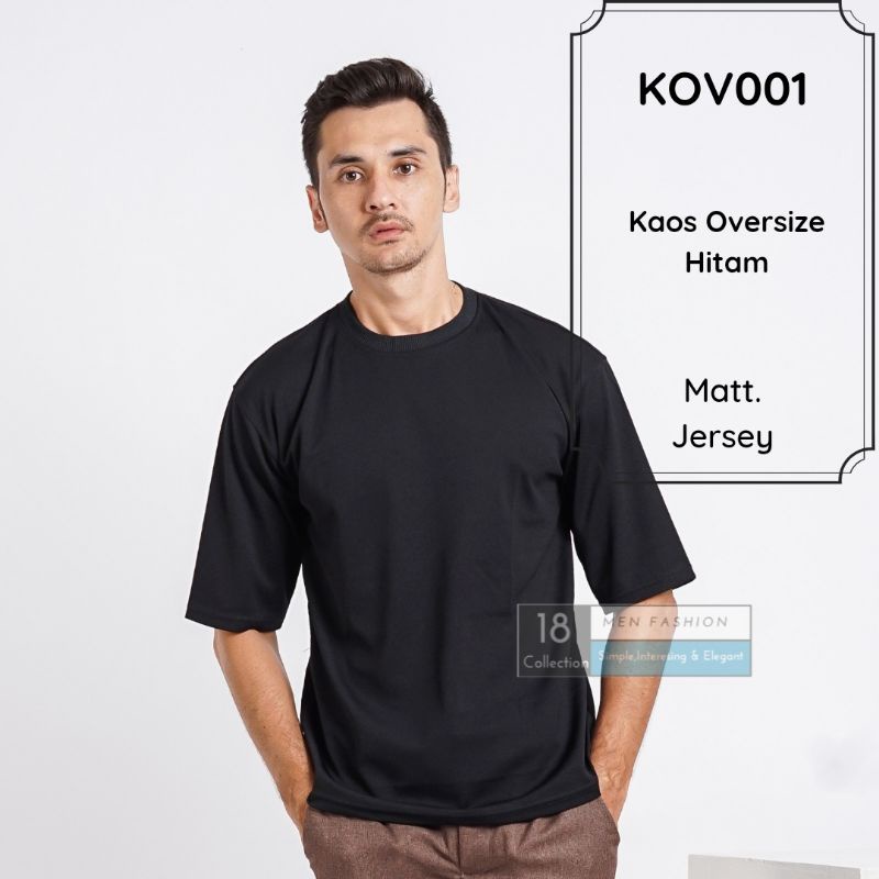 [Bisa COD] Kaos Polos OverSize Pria Wanita Berkualitas