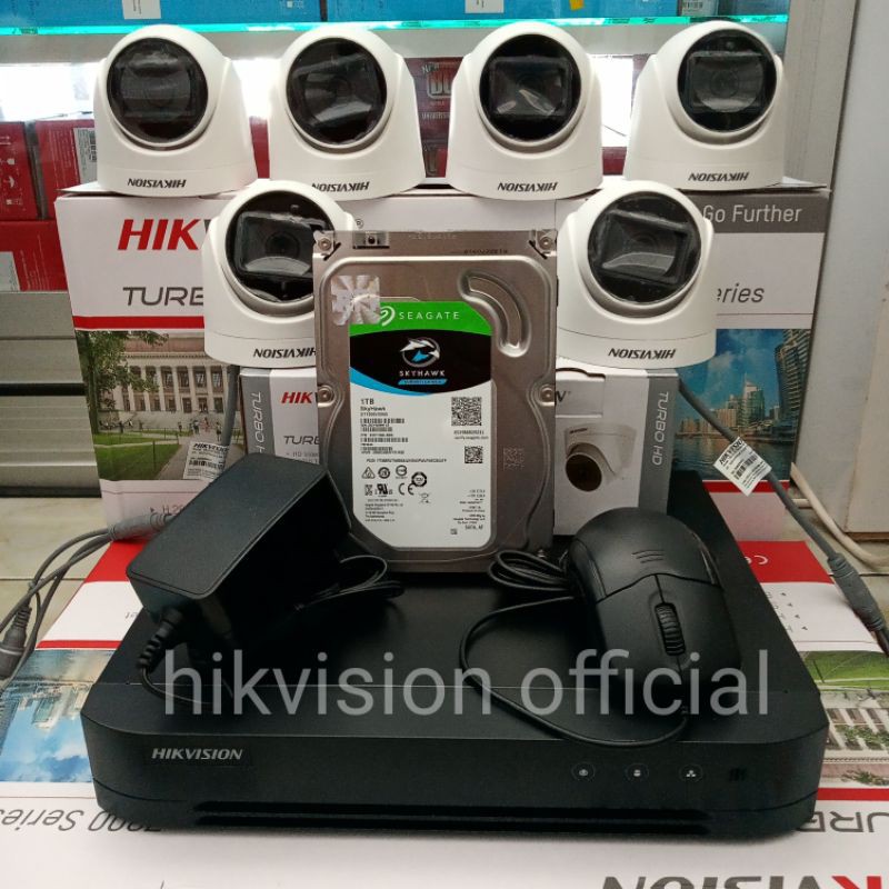 Paket CCTV Hikvision 6 camera indoor