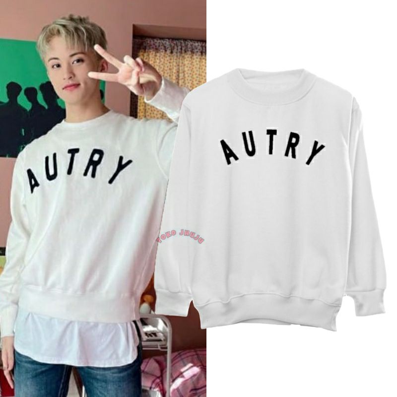 Basic Sweater  Mark NCT AUTRY sablon depan