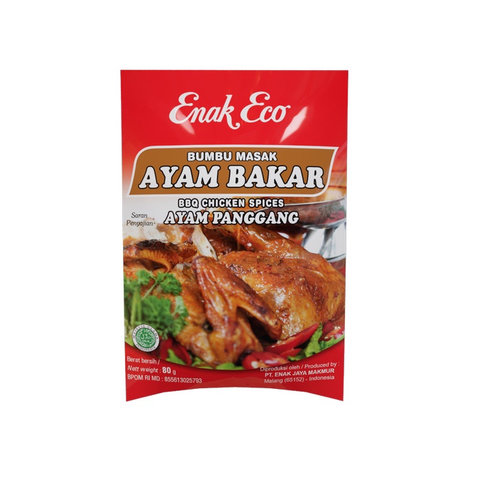 Jual Bumbu Ayam Bakar Enak Eco Bumbu Ayam Bakar Panggang 80g