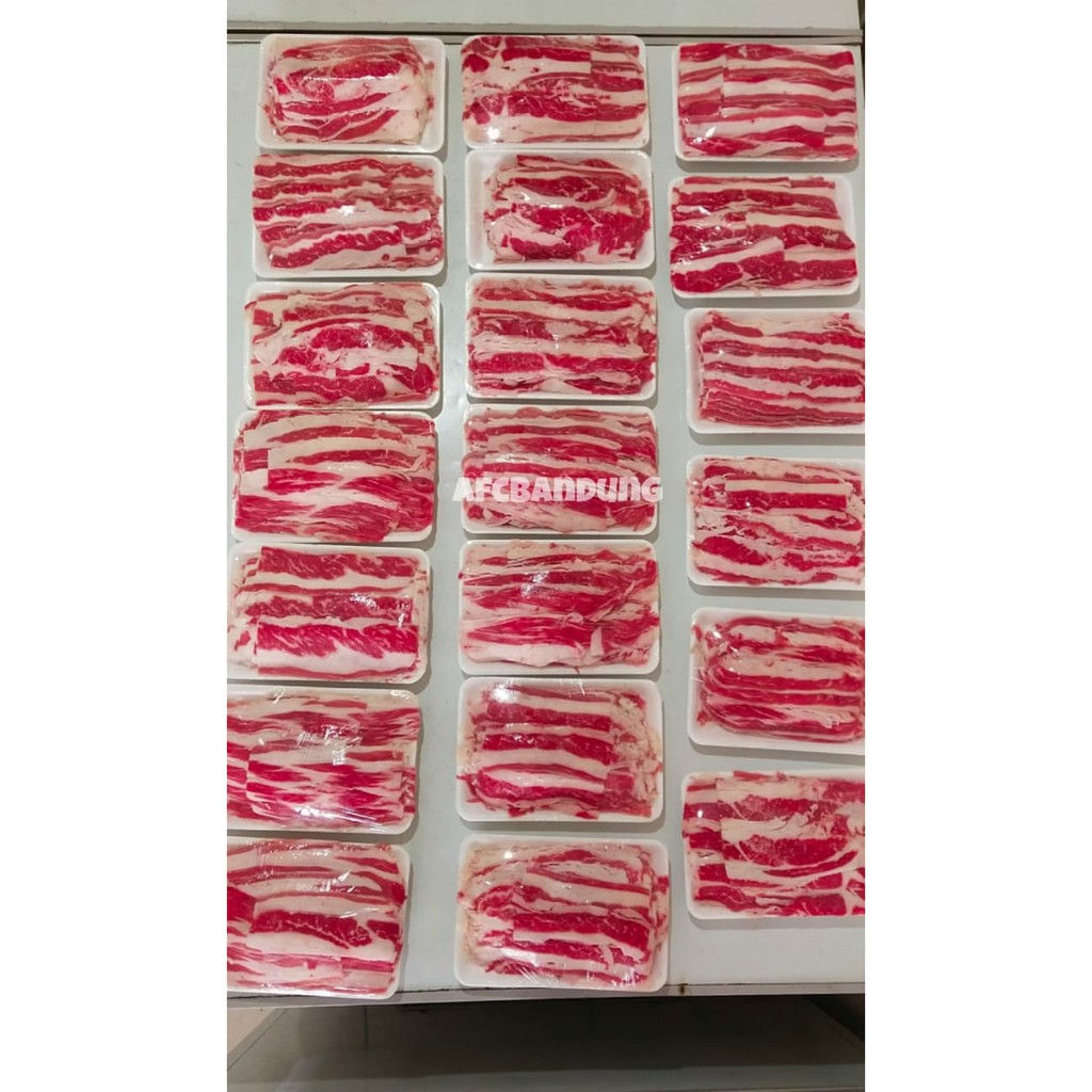 

Shortplate Slice 500 gr Daging Sapi Beef Slice US Yoshinoya 500gr Shortplate Untuk Barbeque