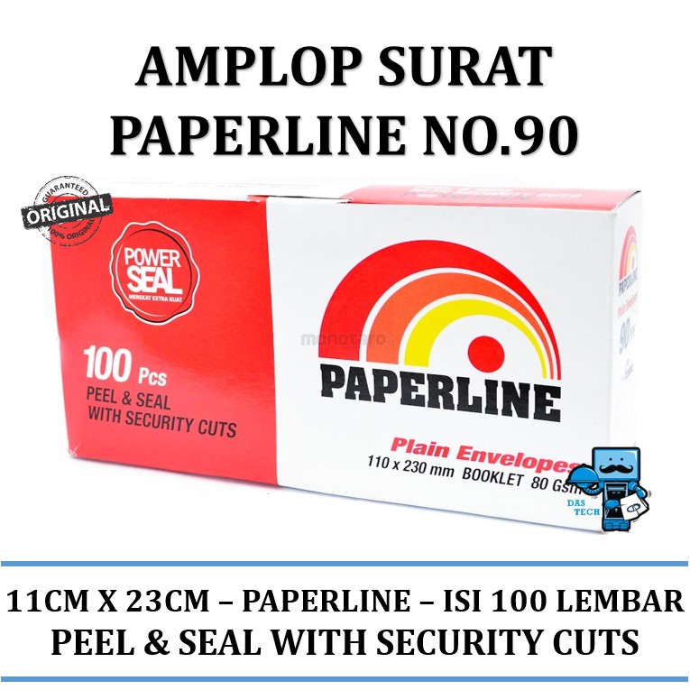 

Amplop Surat Putih Polos Paper Line No.90
