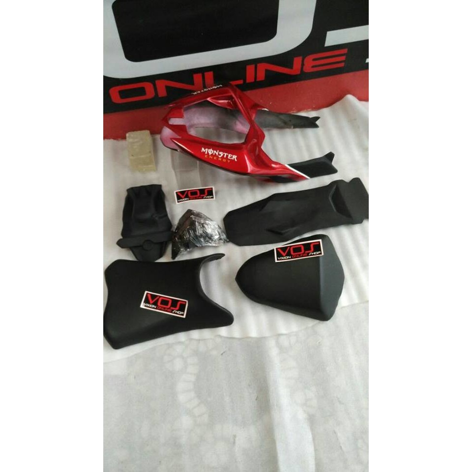 BODY BELAKANG NINJA 250 FI air brus NEW VIXION