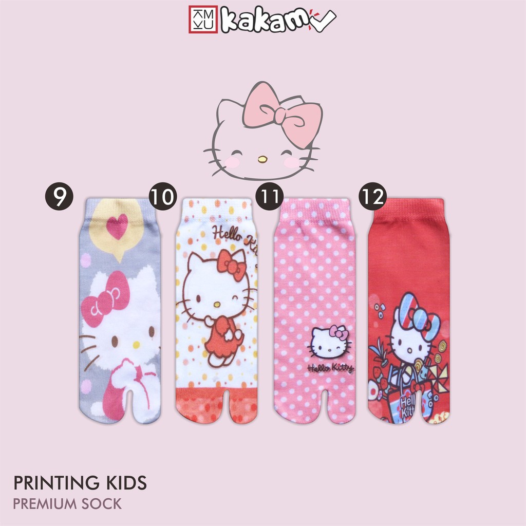 Kakamu Kaos Kaki Anak Printing Karakter  1